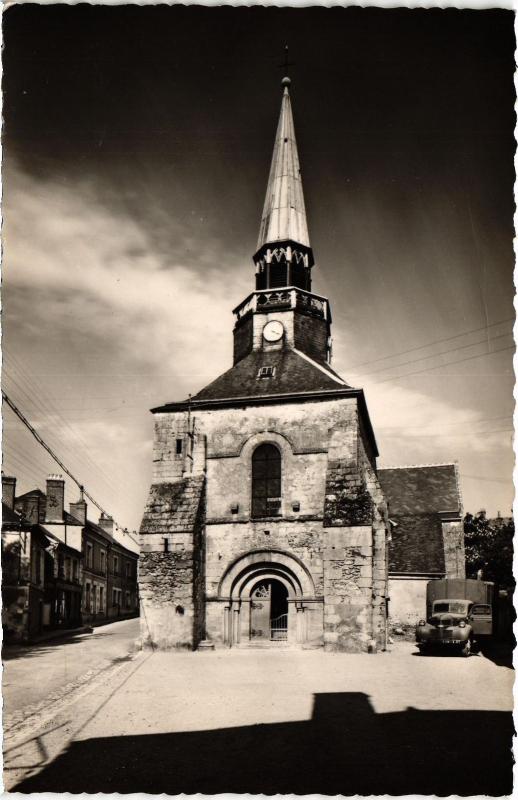 Carte postale ancienne Ballan L'Eglise France