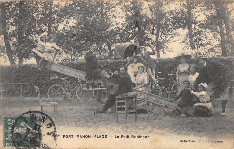 Carte postale ancienne Fort Mahon Plage - Le Petit Robinson à Fort-Mahon-Plage