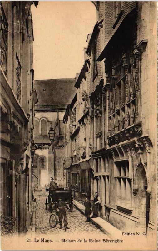 Carte postale ancienne Le Mans Maison de la Reine Berengere France au Mans