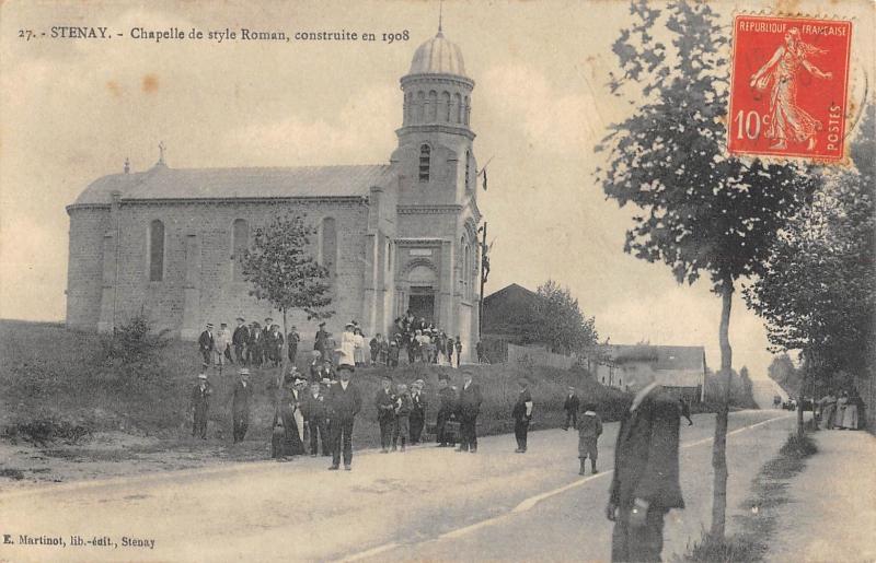 Carte postale ancienne Stenay - Chapelle De Style Roman à Stenay