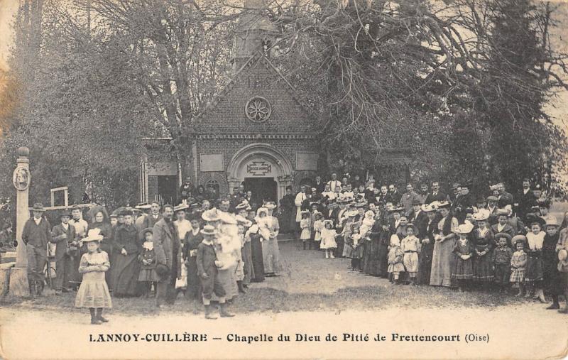 Carte postale ancienne Lannoy Cuillere - Chapelle Du Dieu De Pitie De Frettencourt à Lannoy-Cuillère