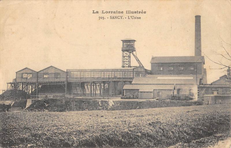 Carte postale ancienne Sancy - L'Usine - cpa rare à Sancy