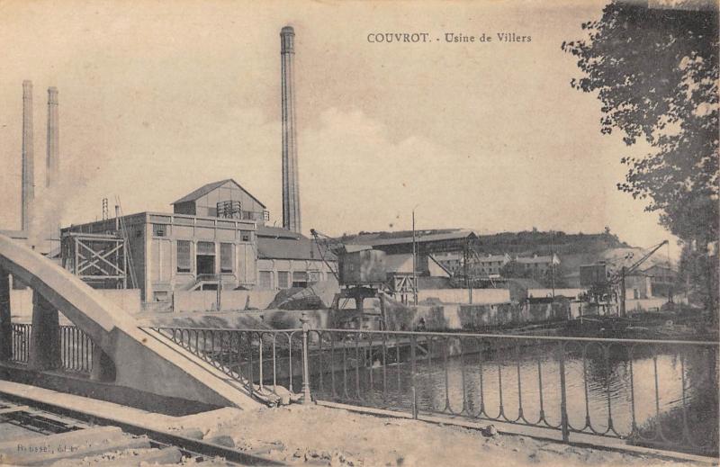 Carte postale ancienne Couvrot - Usine De Villers à Couvrot