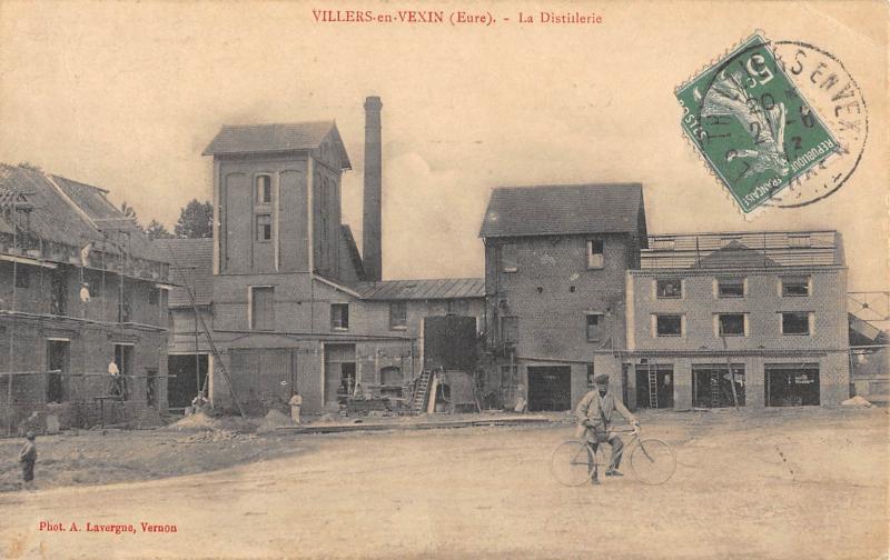 Carte postale ancienne Villers En Vexin - La Distillerie à Villers-en-Vexin