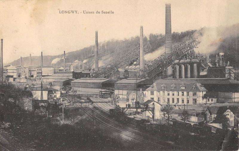 Carte postale ancienne Longwy - Usines De Senelle - cliché pas courant à Longwy