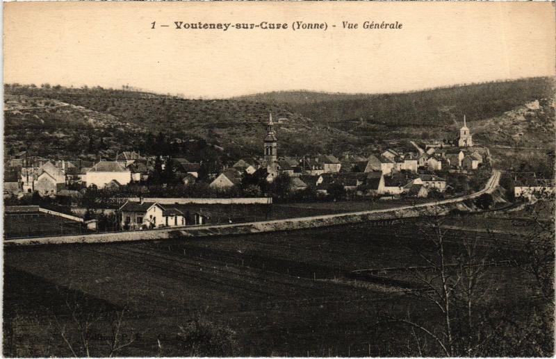 Carte postale ancienne Voutenay sur Cure Vue Generale France à Voutenay-sur-Cure