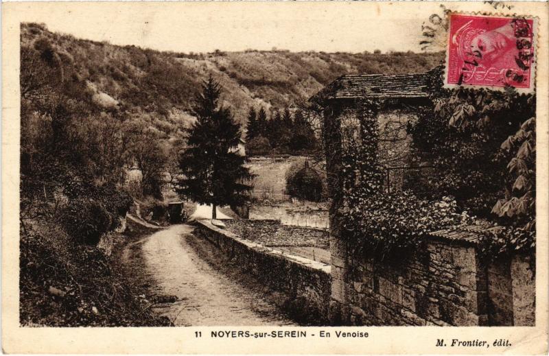 Carte postale ancienne Noyers s Serein En Venoise France à Noyers