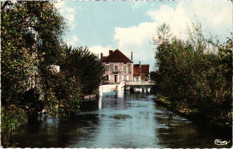 Carte postale ancienne Andryes Le Pont et l'Abrevoir France à Andryes