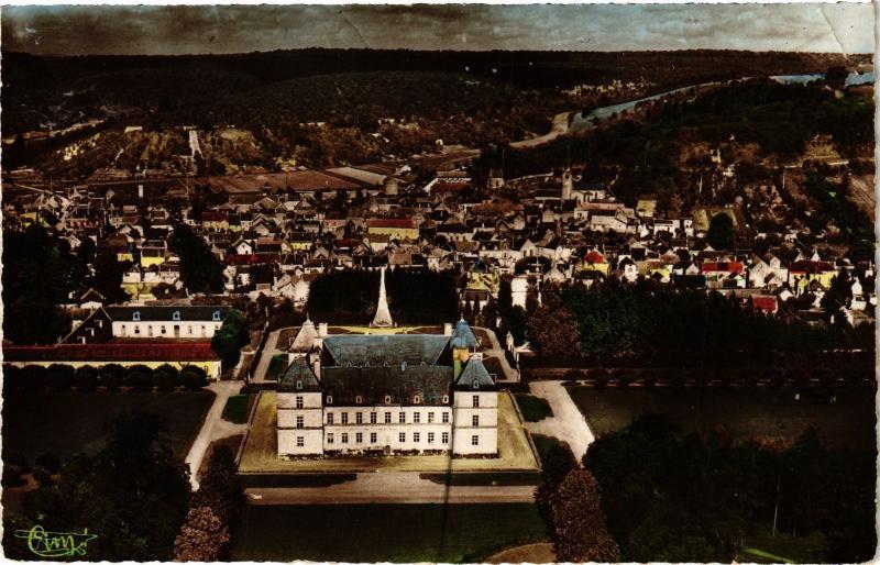 Carte postale ancienne Ancy-le-Franc Vue generale aerienne du Chateau France à Ancy-le-Franc
