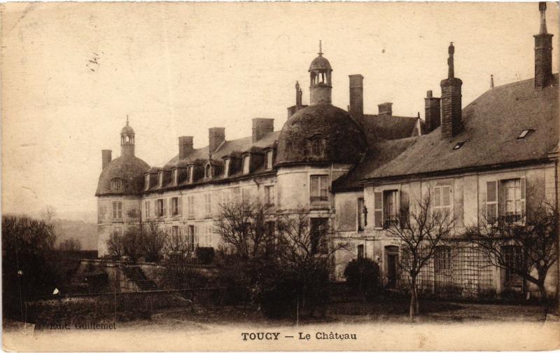 Carte postale ancienne Toucy Le Chateau France à Toucy