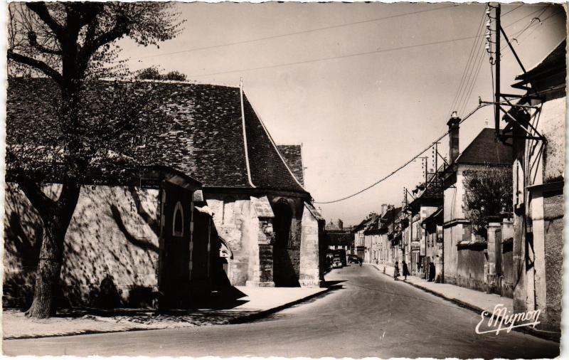 Carte postale ancienne Chablis Rue Jean Rathier France à Athie