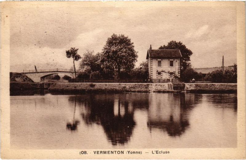 Carte postale ancienne Vermenton L'Ecluse France à Vermenton