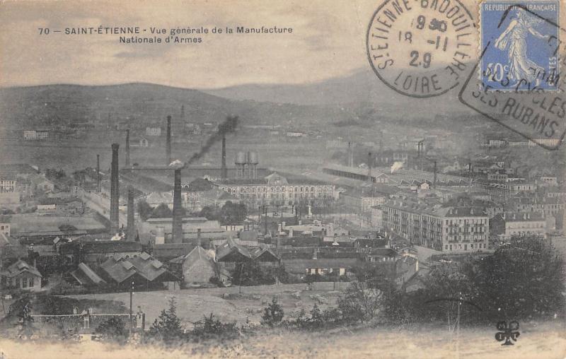 Carte postale ancienne Saint Etienne - Vue Generale De La Manufacture Nationale D'Armes à Saint-Étienne