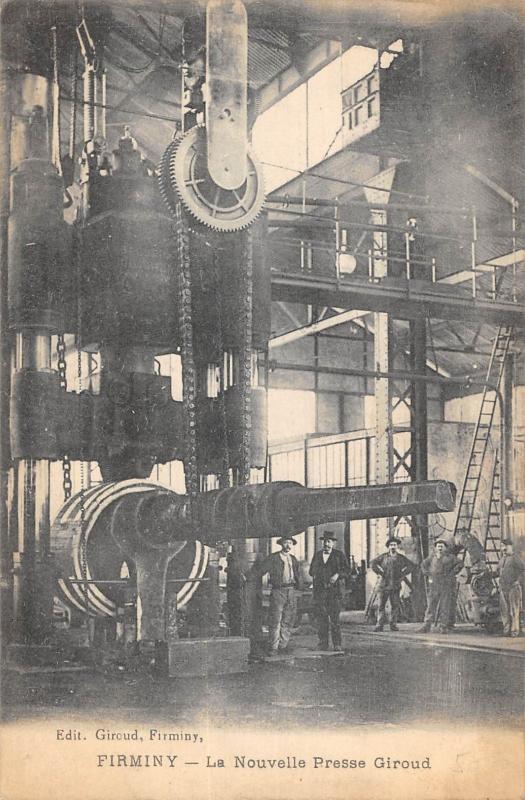 Carte postale ancienne Firminy - La Nouvelle Presse Giroud à Firminy