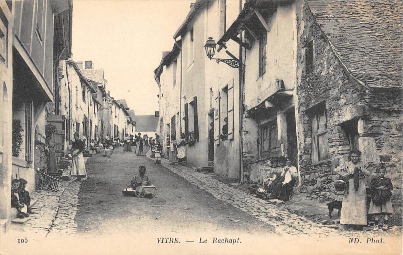 Carte postale ancienne Vitre - Le Rachapt à Vitré