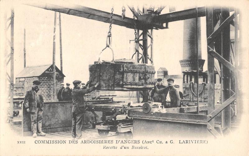 Carte postale ancienne Commission Des Ardoisieres D'Angers - Recette D'Un Bassicot à Angers