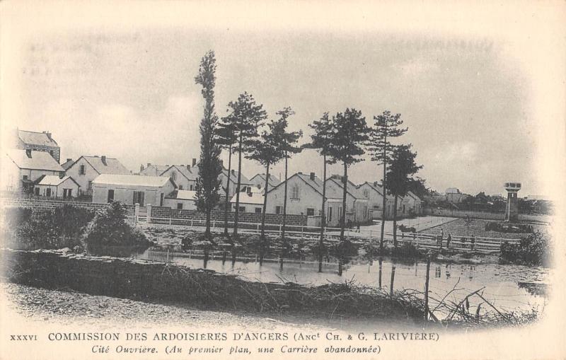 Carte postale ancienne Commission Des Ardoisieres D'Angers - Cite Ouvriere à Angers