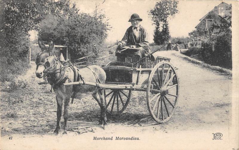 Carte postale ancienne Marchand Morvandiau