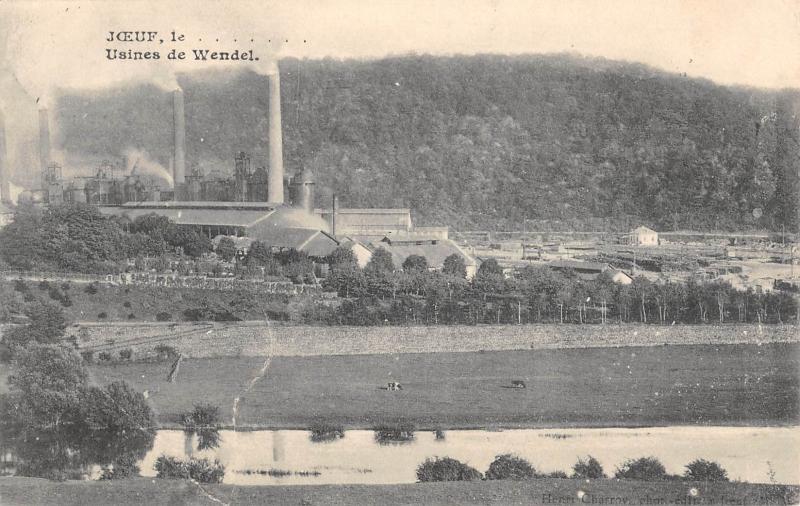 Carte postale ancienne Joeuf - Usines De Wendel à Joeuf