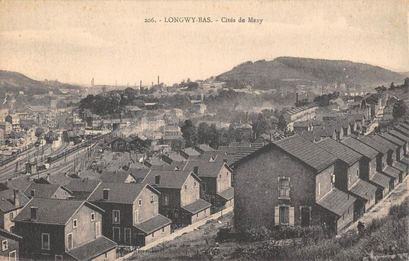 Carte postale ancienne Longwy Bas - Cites De Mexy à Longwy