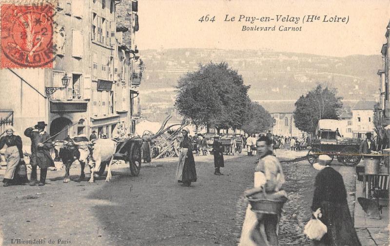 Carte postale ancienne Le Puy En Velay - Boulevard Carnot au Puy-en-Velay