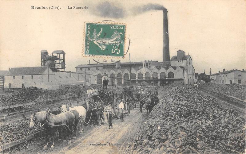 Carte postale ancienne Bresles - La Sucrerie à Bresles
