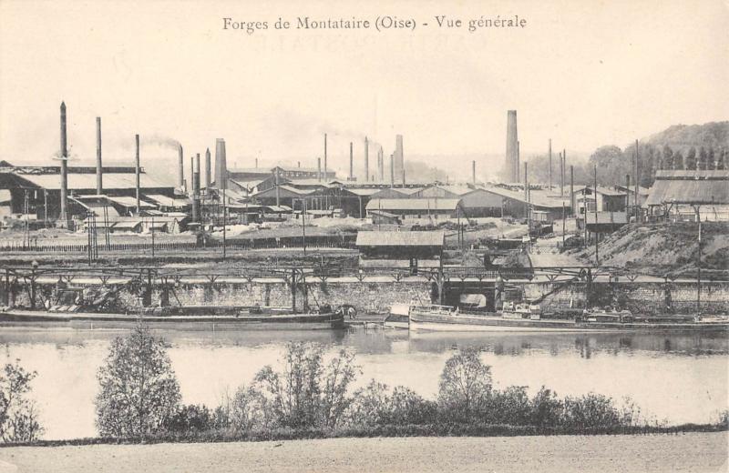 Carte postale ancienne Forges De Montataire - Vue Generale à Montataire