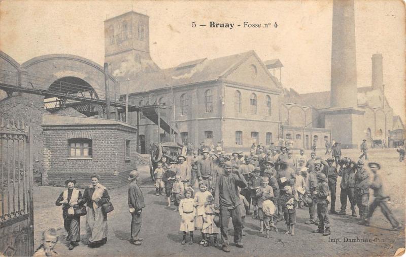Carte postale ancienne Bruay - Fosse N°4