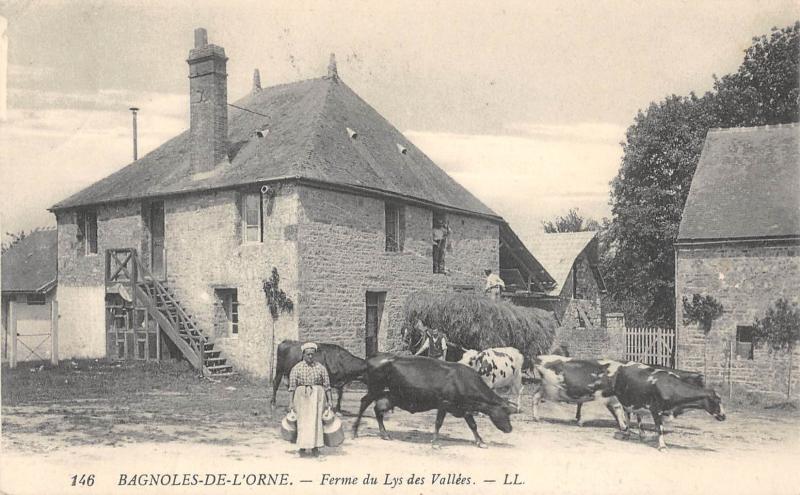 Carte postale ancienne Bagnoles De L'Orne - Ferme Du Lys Des Vallees