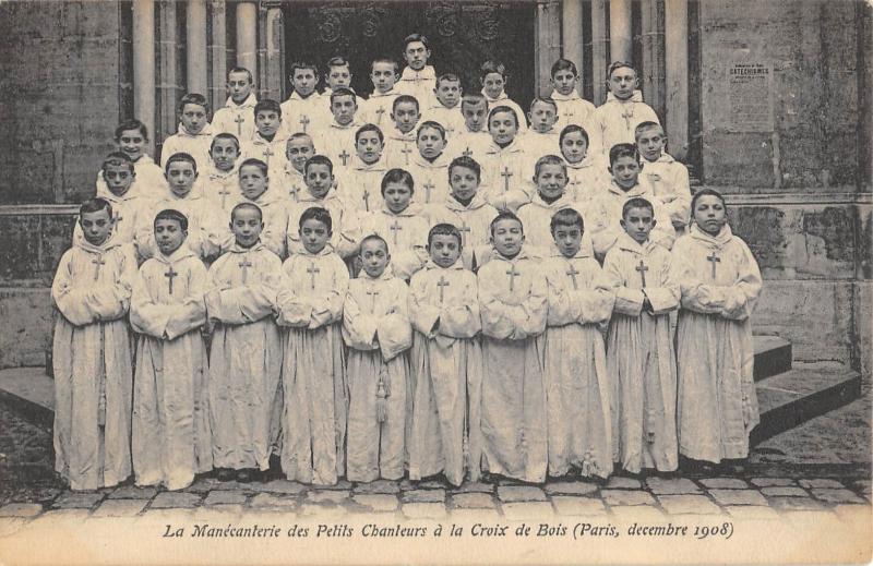 Carte postale ancienne Paris - La Manecanterie Des Petits Chanteurs A La Croix De Bois - 1908 à Paris