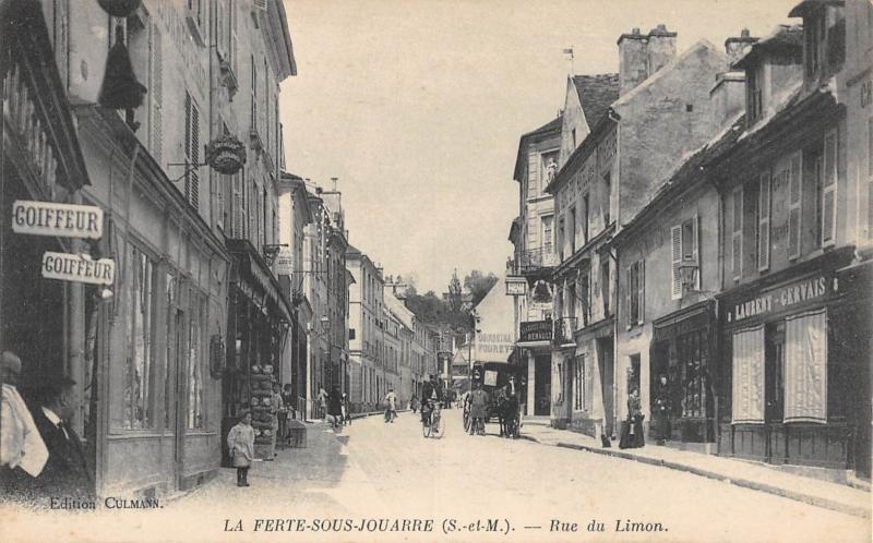 Carte postale ancienne La Ferte Sous Jouarre - Rue Du Limon à Jouarre