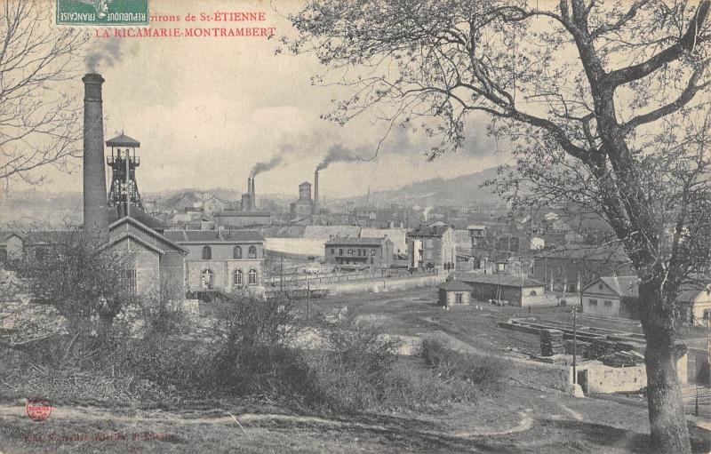 Carte postale ancienne La Ricamarie Montrambert à La Ricamarie