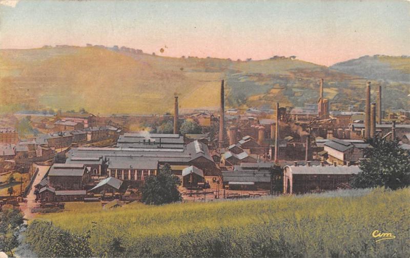 Carte postale ancienne Decazeville - Vue Generale Des Usines à Decazeville