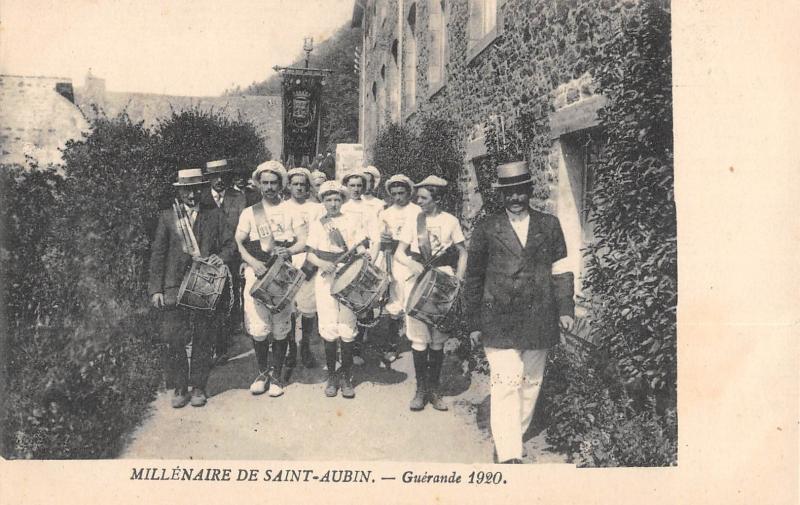 Carte postale ancienne Millenaire De Saint Aubin - Guerande 1920