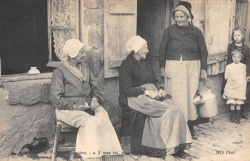 Carte postale ancienne En Creuse - Les Commeres