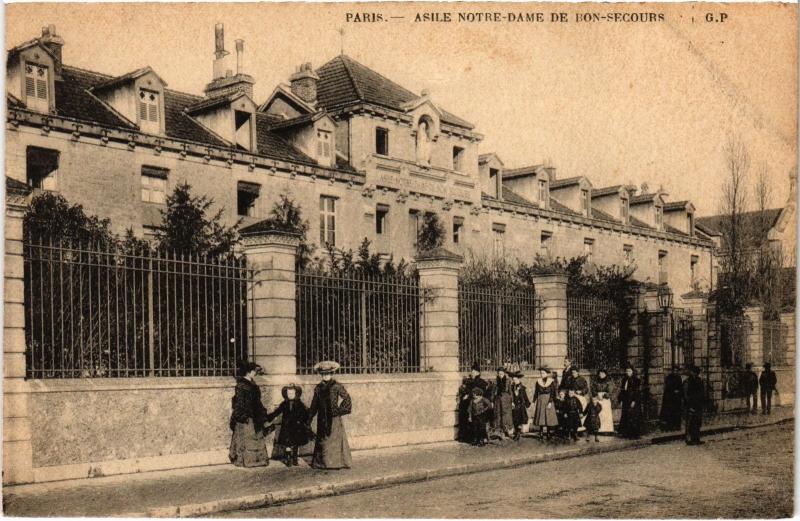 Carte postale ancienne Asile Notre-Dame de Bon-Secours à Paris 14e