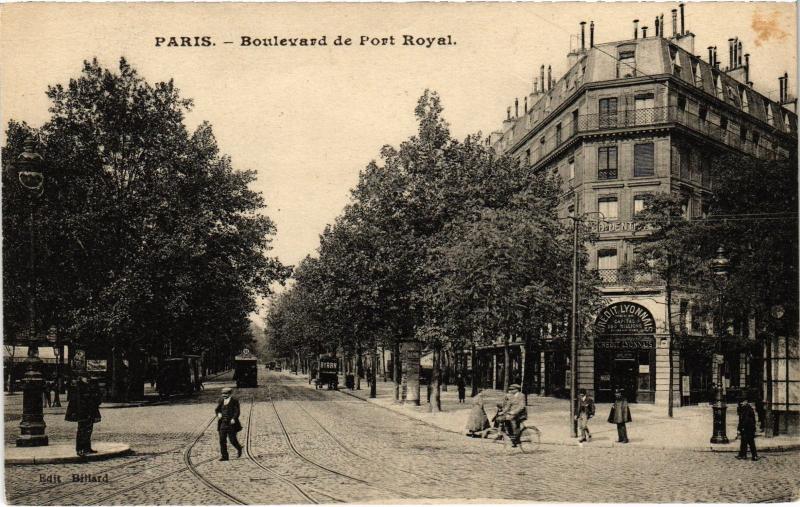 Carte postale ancienne Boulevard de Port-Royal à Paris 5e