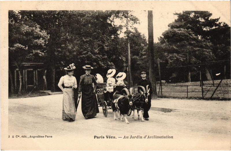 Carte postale ancienne Au Jardin d'Acclimatation à Neuilly-sur-Seine