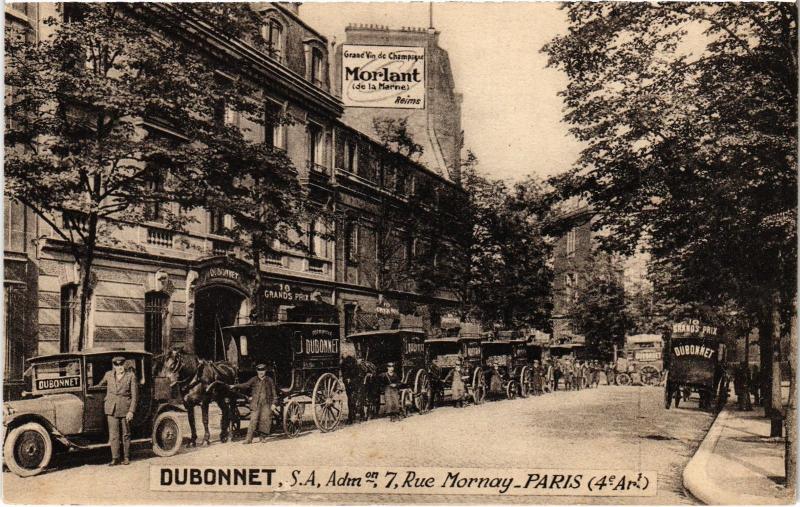Carte postale ancienne Paris 4e 7, rue Mornay Dubonnet à Paris 4e