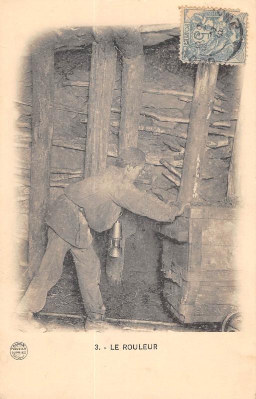 Carte postale ancienne Pas De Calais - Mines - Le Rouleur à Calais