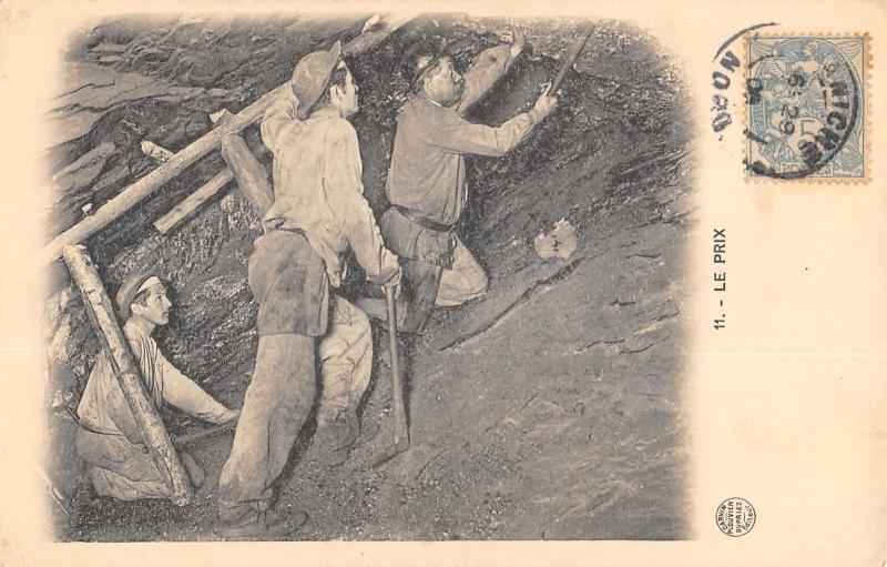 Carte postale ancienne Pas De Calais - Mines - Le Prix à Calais