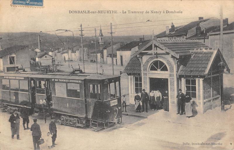 Carte postale ancienne Dombasle Sur Meurthe - Le Tramway De Nancy A Dombasle à Dombasle-sur-Meurthe