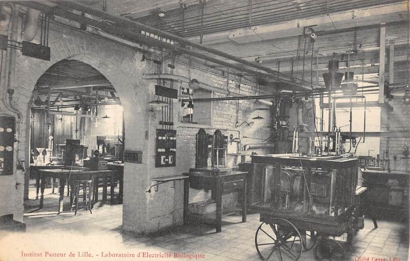 Carte postale ancienne Institut Pasteur De Lille - Laboratoire D'Electricite Biologique à Lille