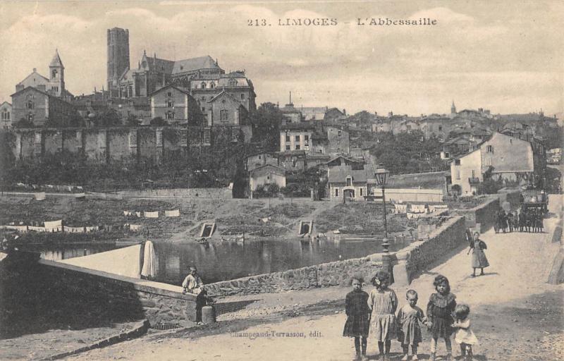 Carte postale ancienne Limoges - L'Abbessaille à Limoges