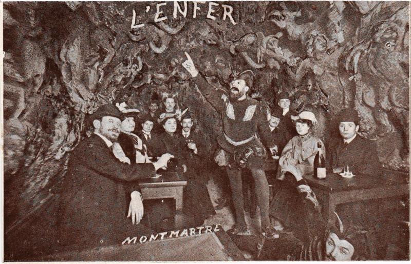 Carte postale ancienne L'Enfer à Paris 9e