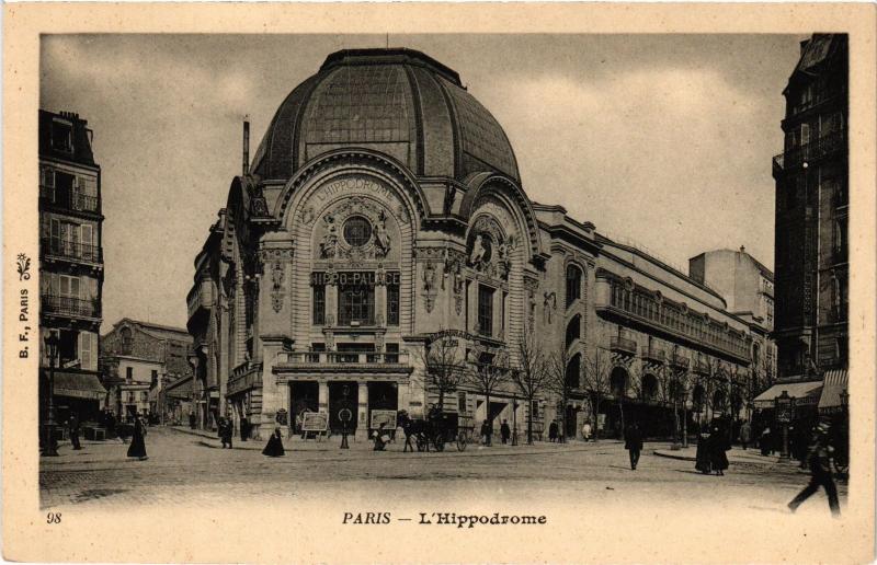 Carte postale ancienne L'Hippodrome à Paris 18e