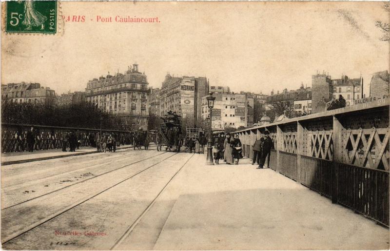 Carte postale ancienne Pont Caulaincourt à Paris 18e