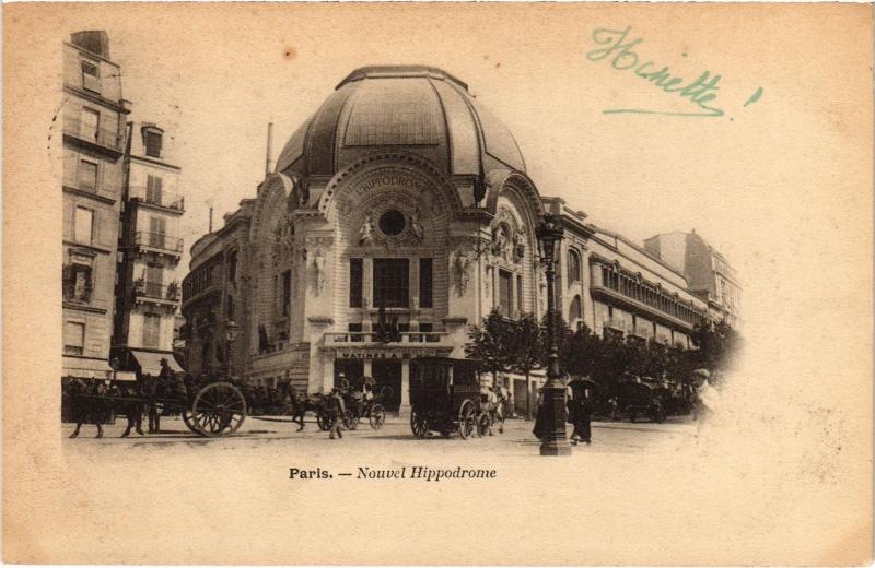 Carte postale ancienne Nouvel Hippodrome à Paris 18e