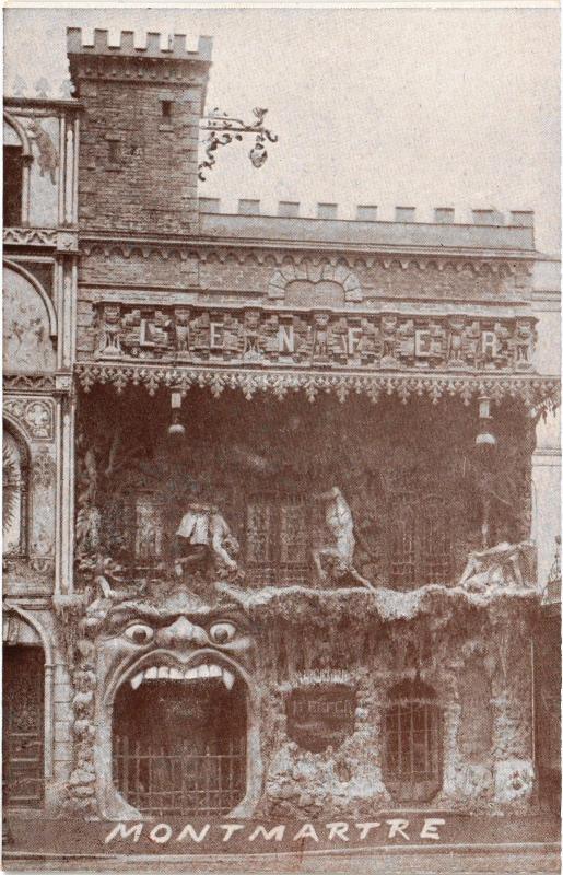 Carte postale ancienne L'Enfer - Montmartre à Paris 9e