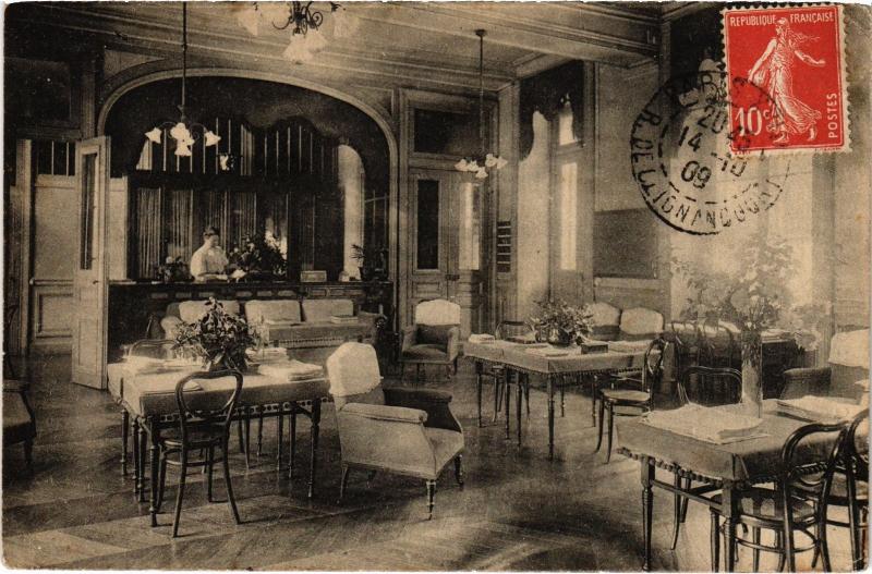 Carte postale ancienne Cerce Amicitia - Le Salon à Paris 3e